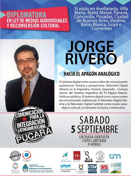 Conferencia a cargo de Jorge Rivero