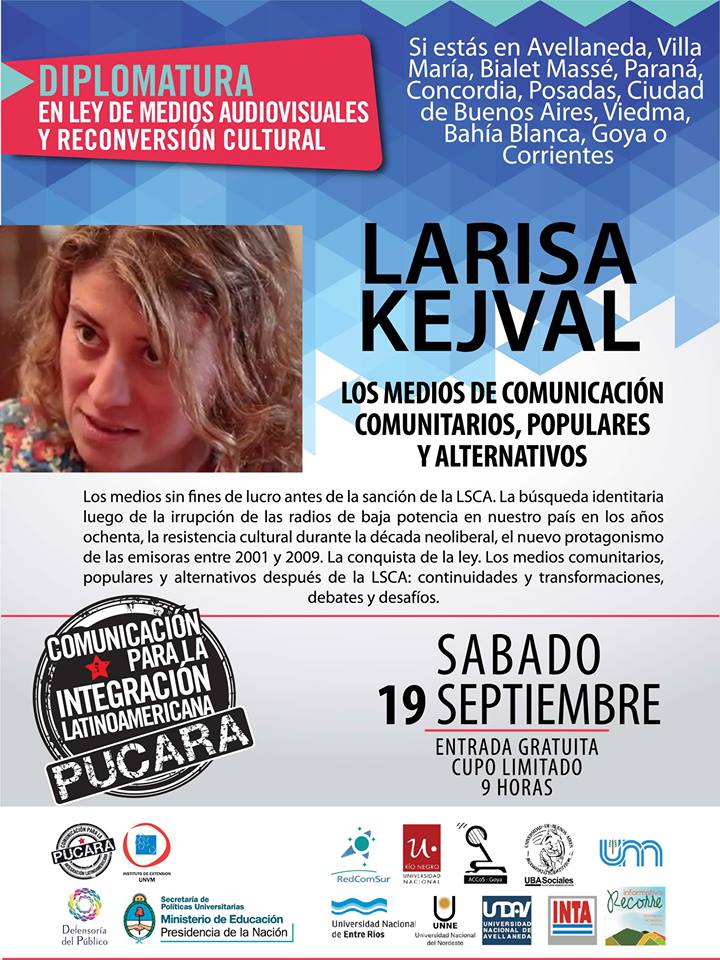 Conferencia a cargo de Larisa Kejval